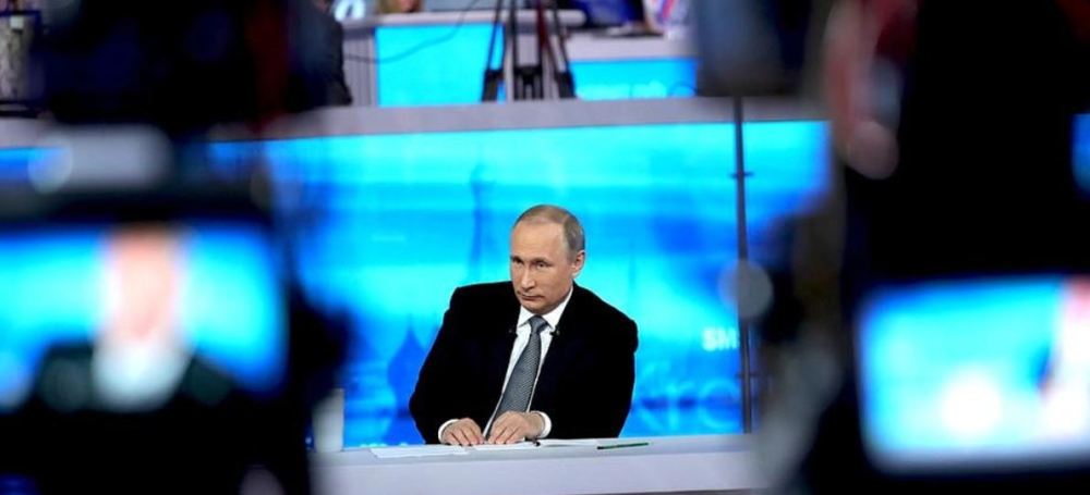 Putin on TV